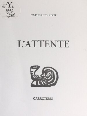 cover image of L'attente